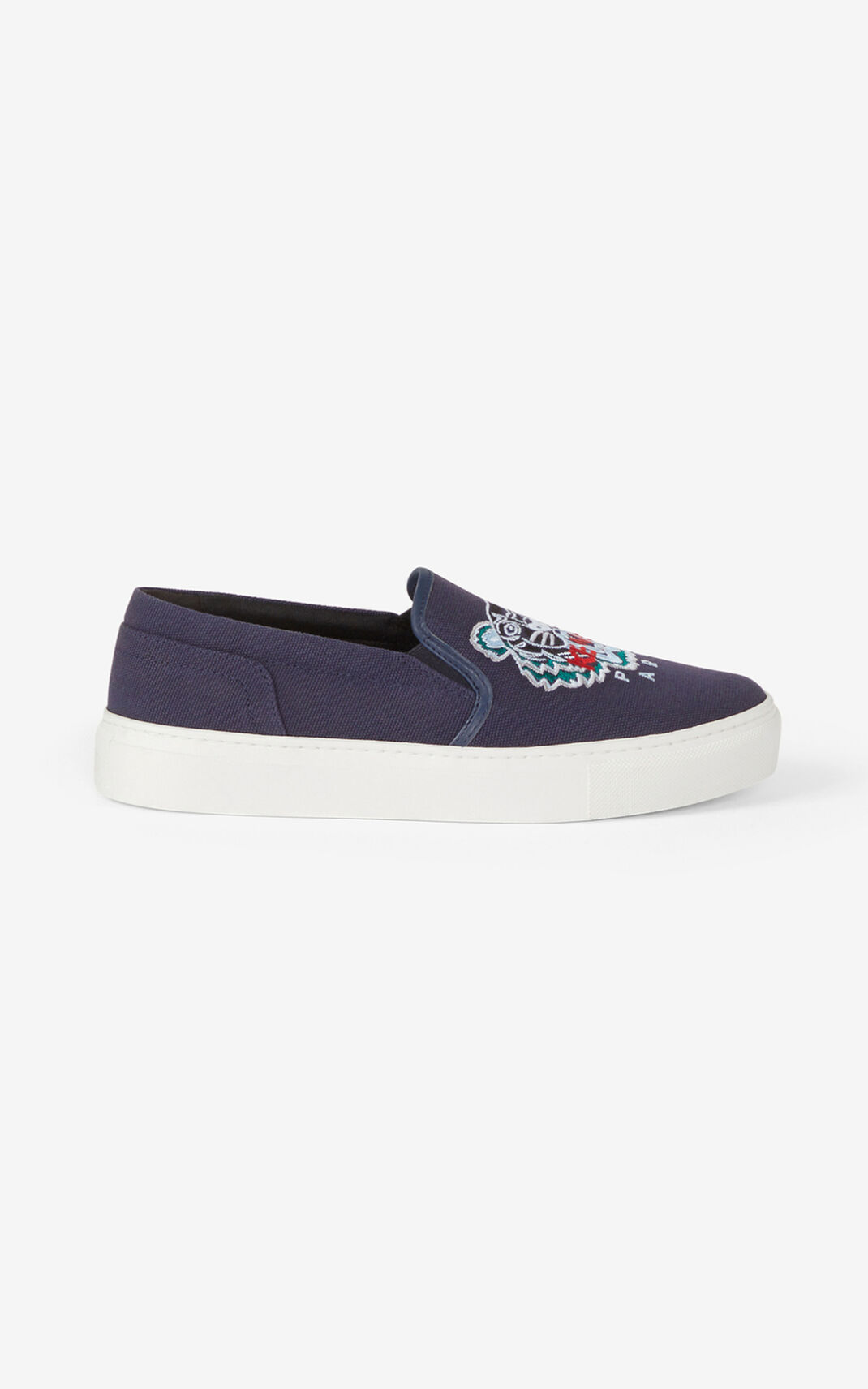 Kenzo K Skate Tiger slip on Tornacipő Női Sötétkék Kék | ID.186936